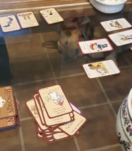 Where is Rilo? Under the glass coffee table sound asleep